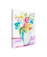 Julia Minasian Flower Burst Vase I Canvas Art - 20" x 25"