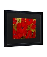 Masters Fine Art Poppies Matted Framed Art - 15" x 20"