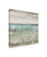 Tim Otoole Aqua Horizon Ii Canvas Art - 27" x 33"