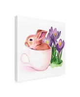 Jennifer Paxton Parker Bunny Crossing I Canvas Art - 15" x 20"