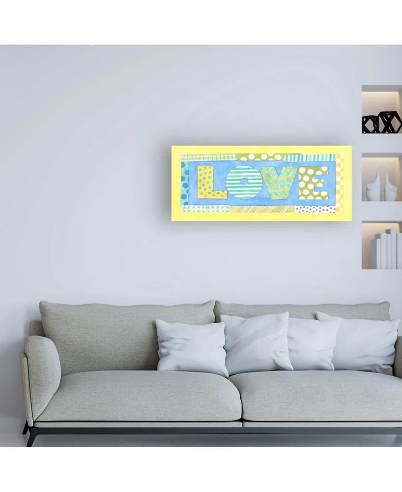 Megan Meagher Love Phrase Canvas Art