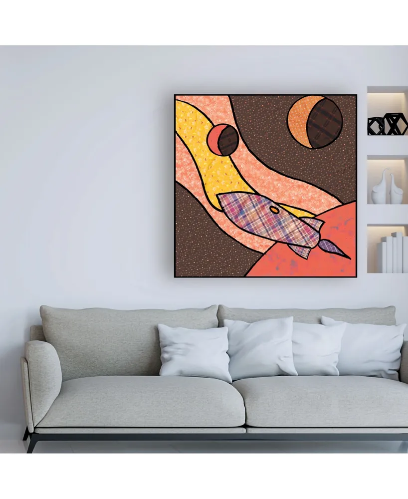 Charles Swinford Patchwork Planets Ii Canvas Art