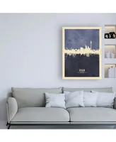 Michael Tompsett Berlin Germany Skyline Navy Canvas Art - 27" x 33.5"