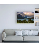 Darren White Photography Glacier Rainbow Canvas Art