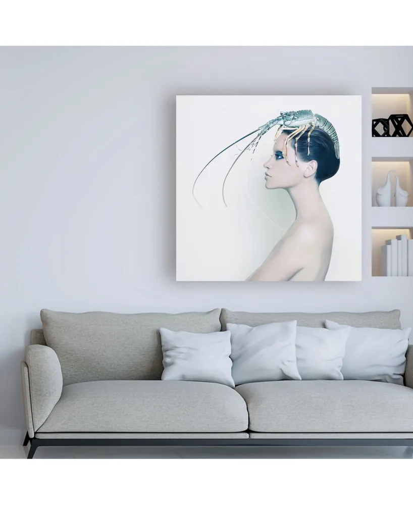Incado The Lady and The Hummer Canvas Art