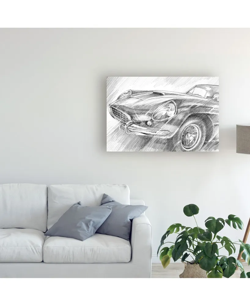 Ethan Harper Sports Car Study Ii Canvas Art