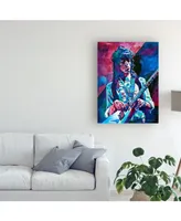 David Lloyd Glover Keith Richards a Rolling Stone Canvas Art