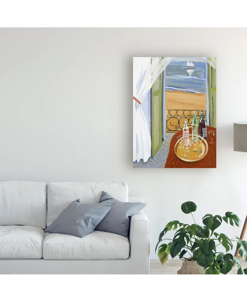 Patricia A. Reed Terrace Tasting Canvas Art