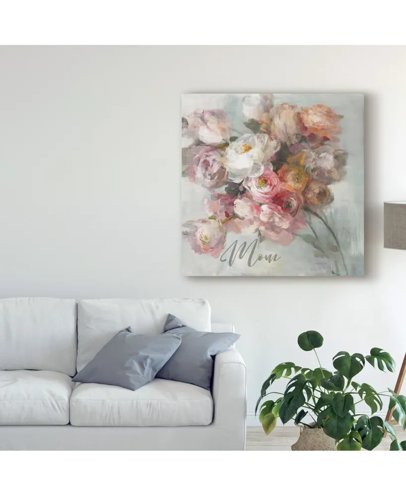 Danhui Nai Blush Bouquet Mom Canvas Art