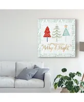 Grace Popp Christmas Tree Whimsy Iii Canvas Art