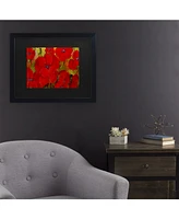 Masters Fine Art Poppies Matted Framed Art - 15" x 20"