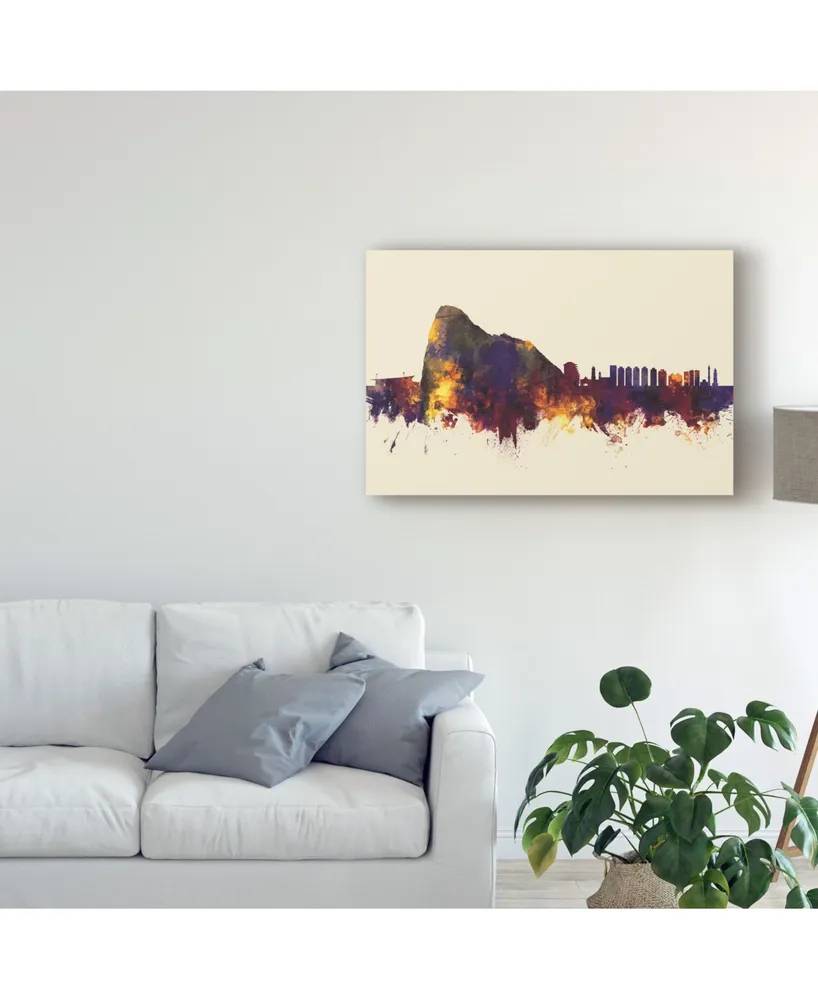 Michael Tompsett Gibraltar Skyline Iii Canvas Art