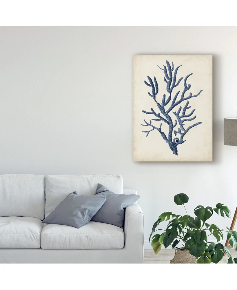 Vision Studio Indigo Coral Iv Canvas Art - 20" x 25"