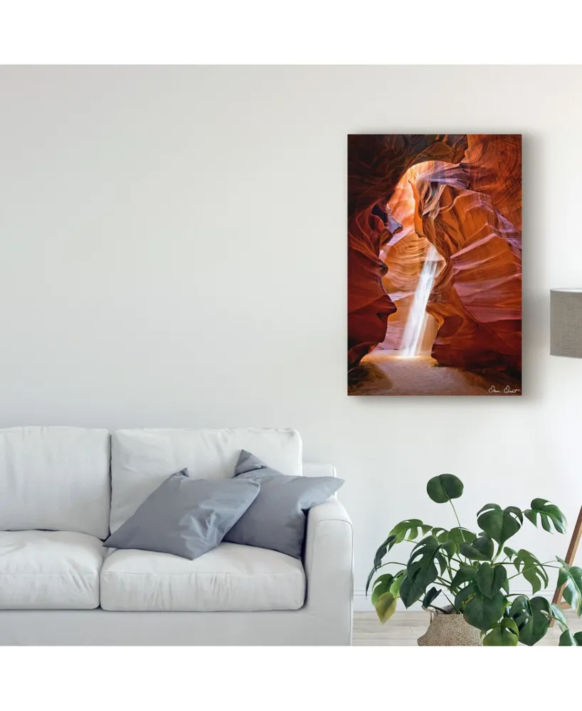 David Drost Sun Shining Through Canyon Iii Canvas Art