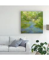 Sheila Finch Spring Lake Reflections Canvas Art