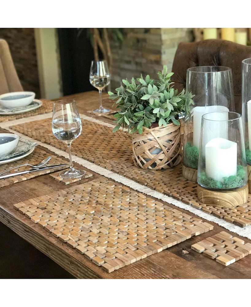 Hip-o Modern Living Teak Placemats