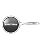 Scanpan HaptIQ 2 qt, 1.8 L, 6.25", 16cm Nonstick Induction Suitable Covered Saucepan, Mirror Polished Stainless Exterior