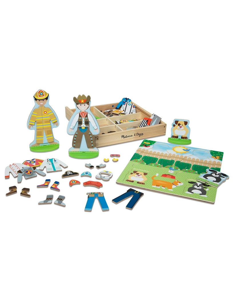 Melissa and Doug Occupations Magnetic Pretend Play Set