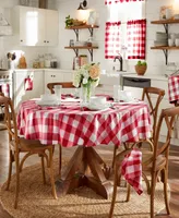 Elrene Farmhouse Living Buffalo Check 70" Round Tablecloth