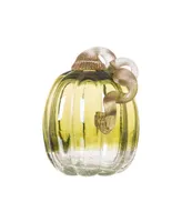 Glitzhome Crackle Glass Pumpkin