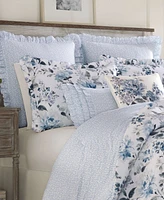 Laura Ashley Chloe Cotton Reversible Piece Duvet Cover Set