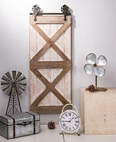 Glitzhome Farmhouse Wooden Barn Door