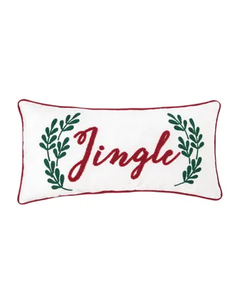 C&F Home Jingle Sprig Pillow, 12" x 24"
