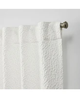 Nicole Miller Textured Matelasse Hidden Tab Top Curtain Panel Pair, 50" X 84"