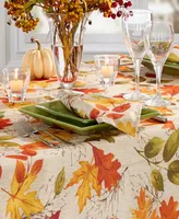 Elrene Autumn Leaves Fall Printed Napkins, Set of 8