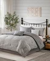 Madison Park Walter Seersucker 7-Pc. Comforter Set