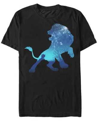Disney Men's Lion King Simba Sky Silhouette Short Sleeve T-Shirt