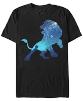 Disney Men's Lion King Simba Sky Silhouette Short Sleeve T-Shirt
