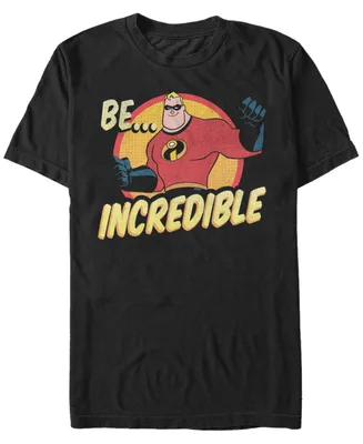 Disney Pixar Men's The Incredibles Be Incredible Short Sleeve T-Shirt