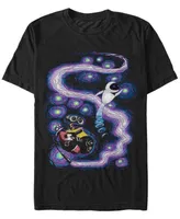 Disney Pixar Men's Starry Night Dancing Space Short Sleeve T-Shirt