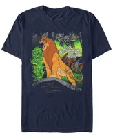 Disney Men's The Lion King Simba A Hero Roars Short Sleeve T-Shirt