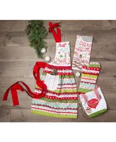 Design Imports Whisk Merry X-mas Skirt Apron