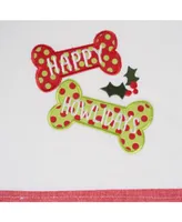 Design Imports X-mas Pup Embellished Kitchen Set