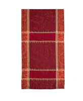 Design Imports Harvest Wheat Jacquard Table Runner