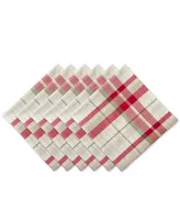 Design Imports Orchard Plaid Napkin, Set of 6