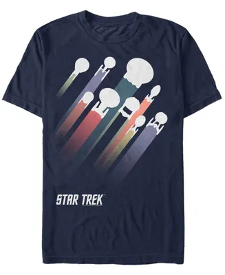 Star Trek Men's The Original Series Retro Ship Streaks Short Sleeve T-Shirt