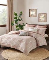Ink+Ivy Ellipse Jacquard 3-Pc. Comforter Set