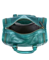 Old Trend Women's Genuine Leather Mini Trunk Crossbody Bag