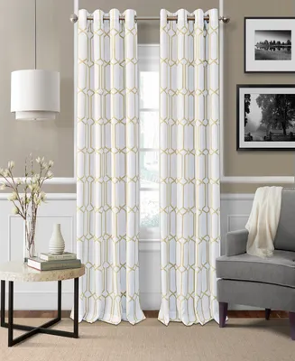 Elrene Kaiden Blackout Linen 52" x 84" Window Panel