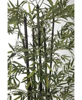 Vintage Home 72" Tall Bamboo Tree Artificial Faux Decorative in Black Poles