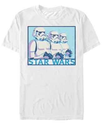 Star Wars Men's Classic Stormtroopers Line Short Sleeve T-Shirt