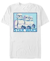 Star Wars Men's Classic Stormtroopers Line Short Sleeve T-Shirt