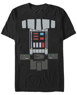 Star Wars Men's Classic Darth Vader Costume Short Sleeve T-Shirt