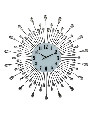 Three Star Droplet Wall Clock