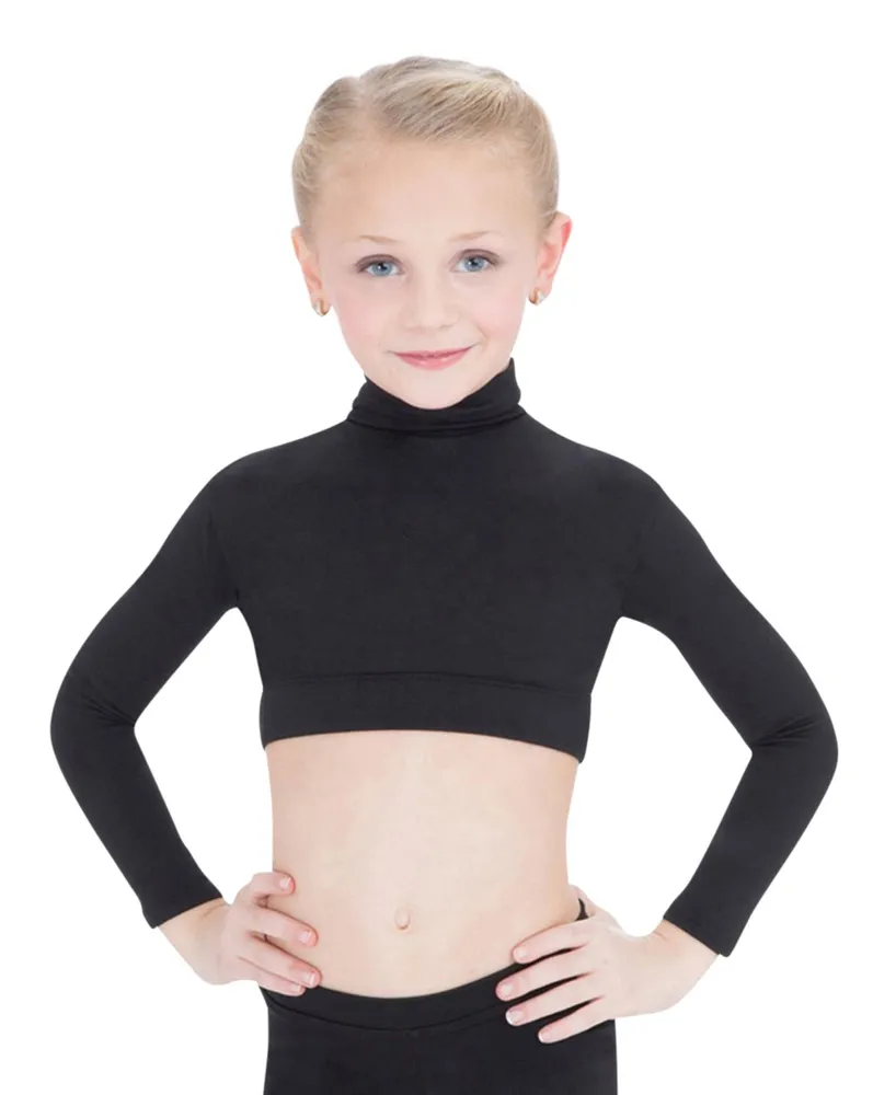 Capezio Big Girls Turtleneck Long Sleeve Top