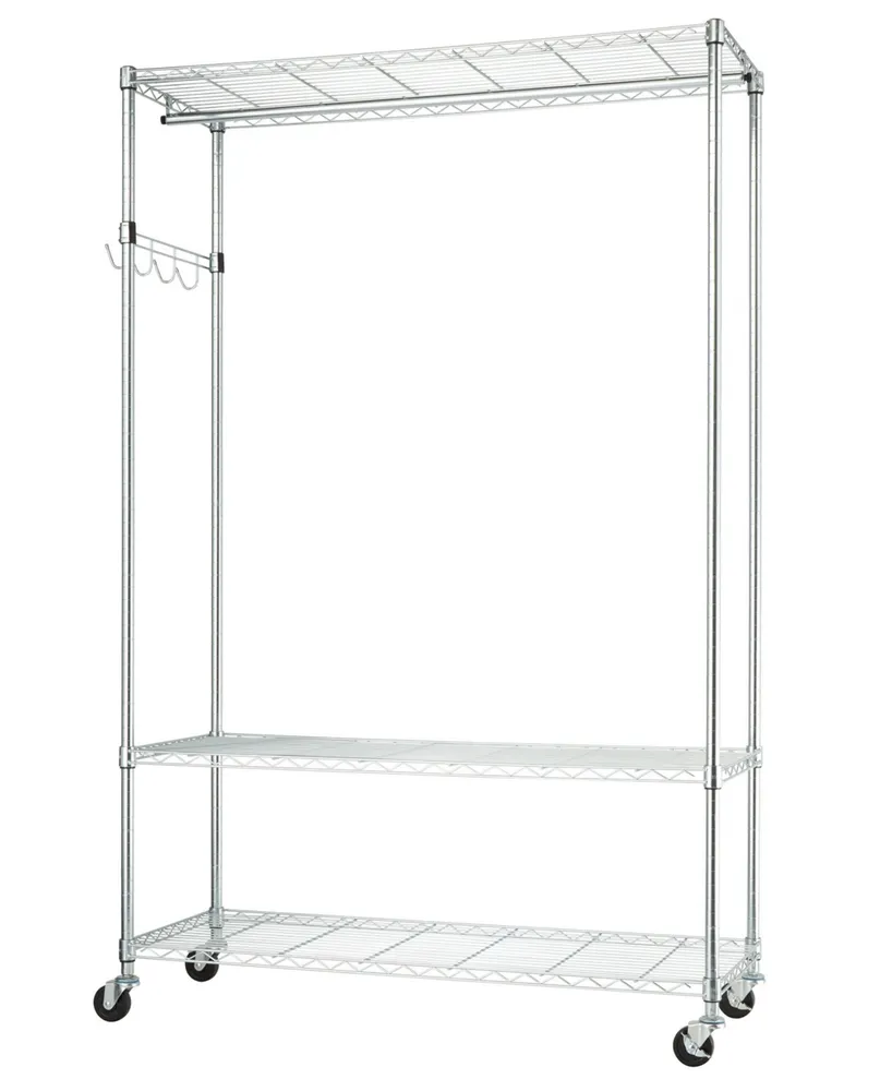 Trinity 3-Tier Rolling Garment Rack